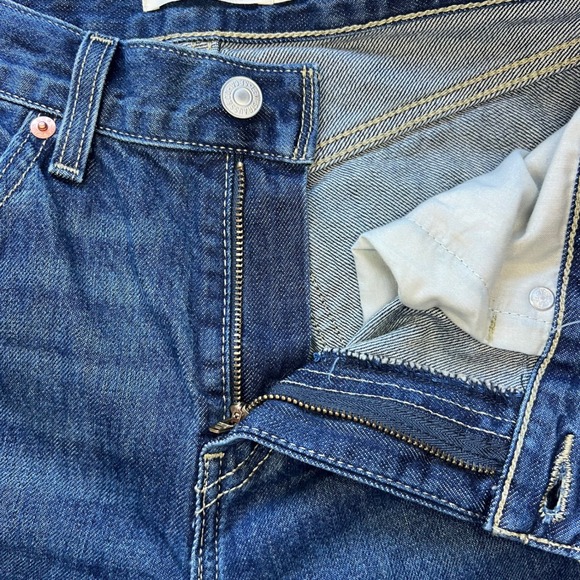 LEVI'S Low Pro Straight Leg Jeans Women's Size 26 Dark Wash Denim Casual - Picture 8 of 12